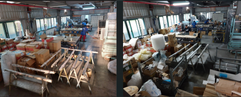 Water - 採用6S教育人員,同物料整理同處所,拿取方便,增加工作區域空間及整潔,工作心情愉悅