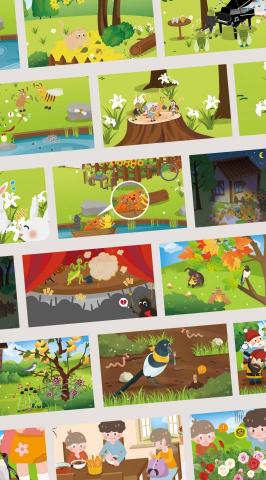 鄧彥如 - 英文互動遊戲插畫（部分）