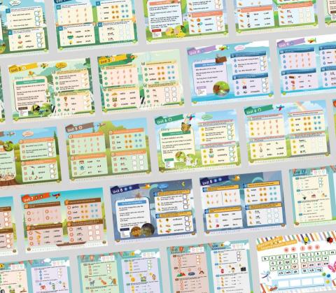 鄧彥如 - 英文教材內頁（部分）