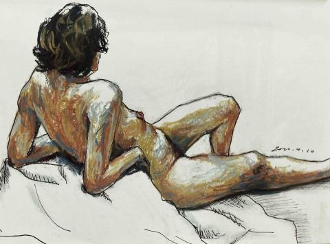 MING - 粉彩人體描繪