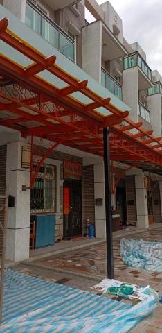 永立工程行 - 鍛造遮雨棚