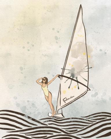 Felice C. Art - 隨風而行隨心而動 by Felice Chen