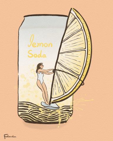 Felice C. Art - 夏日汽水系列 by Felice Chen