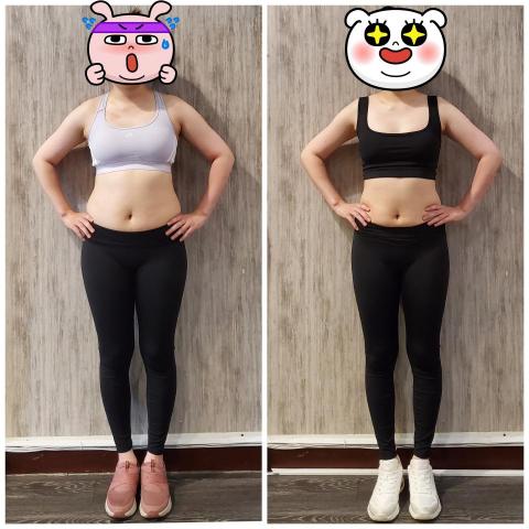 瘦身減脂增肌雕塑KEN教練 - 一寶媽，3個月減6%體脂肪，體重從67公斤變59公斤