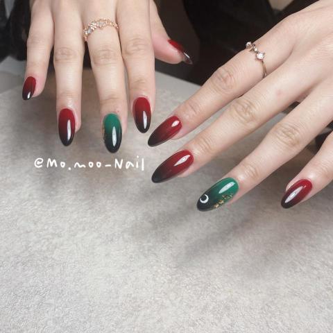 摸木指藝Momoo’s Nail - 十指延甲+漸層