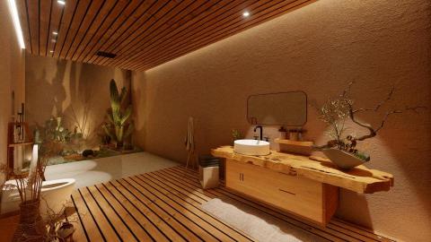 綠築驛整合設計 - 浴室景觀設計(摩洛哥風格)