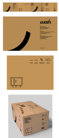 張嘉慈＿April - 包裝設計＿黃盒紙箱