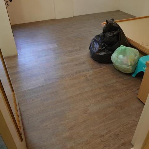 修家工程 - 局部塑膠地板（修補完成）參考前置