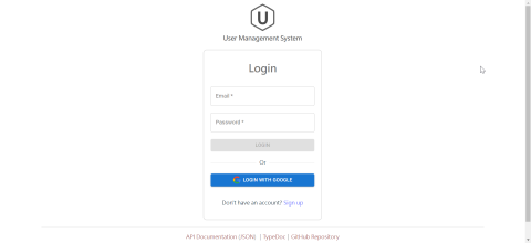 楊以宏 - 一套使用者登入及管理系統。包含前端的登入介面以及後端的登入相關 API 設計實作。