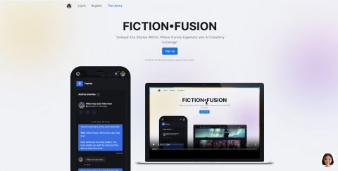 愛邏軟體開發有限公司 - FictionFusion - 與AI一起參與小說創作的冒險, PHP Laravel，OpenAI API，全英文客製化前台與後台開發。