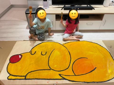 江老師 - 兒童美術家教：客製化課程，學生學校演講比賽道具創作