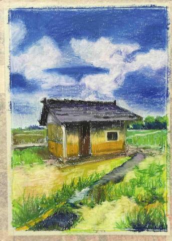 Cheer - 油性粉彩示範