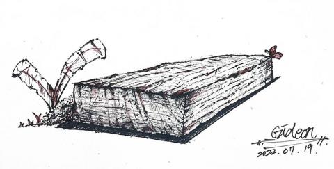 陳子元 - 材質表現-代針筆素描