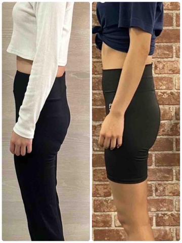 Rebecca Liou - 除了數據化，定期體態照的對比也很重要！
以上都經過學生同意發文。