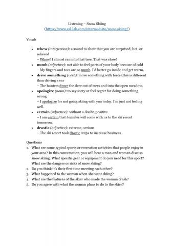 Valerie Liu - 聽力教材範例b