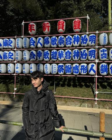 林瑋盛 - 喜歡到不同國家去看當地的人文歷史(此為日本神社)