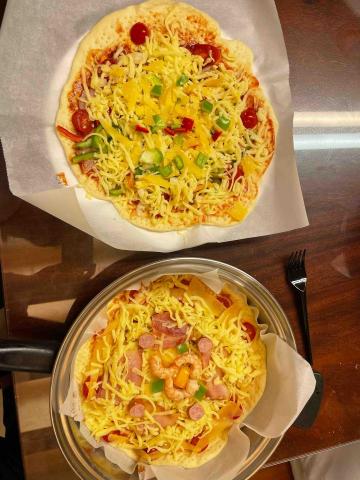 dietitian seedling - 免烤箱手做pizza ?