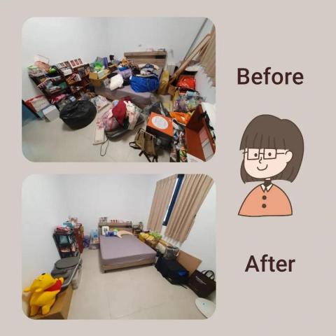 整理師 Ruth - 客房兼儲藏室 整理成果