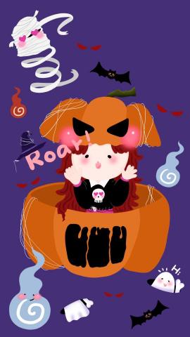 雲霏 - 萬聖節插畫