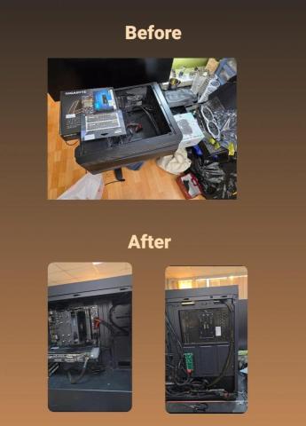 林昱呈電腦資訊 - 施工 整線照