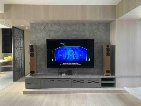 麇囷音響/通管達理生活好自在/阿嘉師父 - 除了音響設計也必須把電視吊掛到完美才擺休