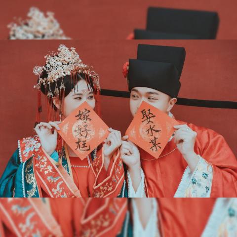 那個姑娘整體造型 - 漢服婚紗攝影