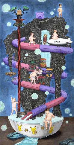 周鑫辰 - 水墨作品