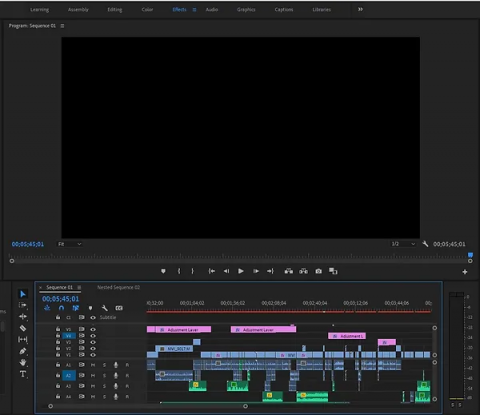 James - 使用軟體為Adobe Premiere Pro