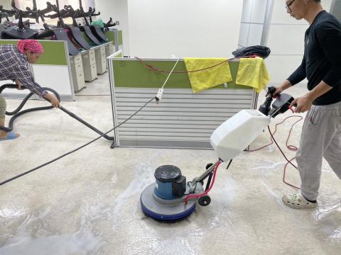 大清清潔、捷禹工程 - 機器打磨機