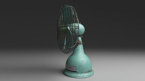 貪狼星工作室有限公司 - 3D專案物件-復古電扇