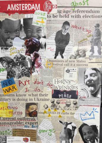 陳宥丞 - 複合媒材 拼貼