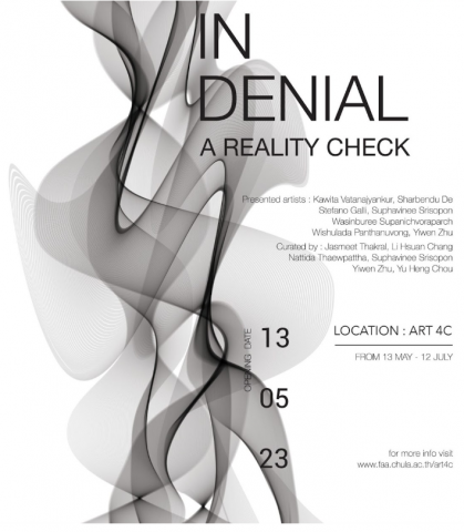 Lena Chang - 曼谷實體展In Denial: A Reality Check海報