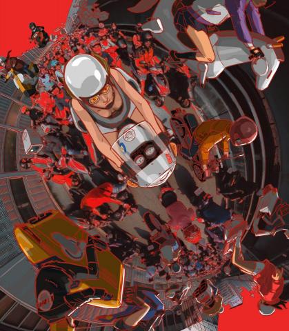 世界漂亮在台協會 - adobe插畫製作。