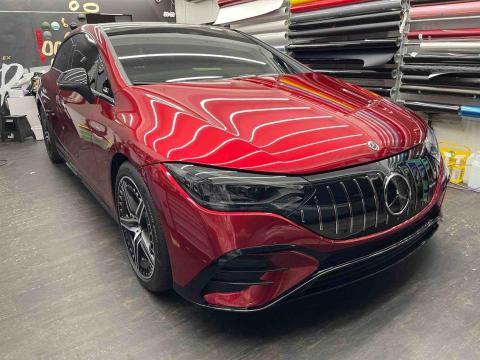 張皓鈞 - EQE 全車改色 施工完成照