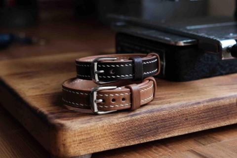 寓吉皮革工作室 - 馬臀皮革手環製作