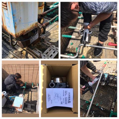 凱鼎水電（機）消防顧問 - 變頻馬達更換一般加壓馬達（壓接管1&lsquo;&rsquo;）