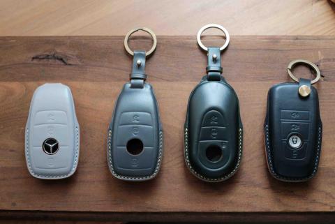 寓吉皮革工作室 - 汽車鑰匙皮套