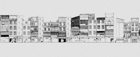 齊小育 -  街道立面圖
