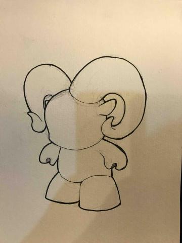 monster feet 藝術創作 - 