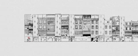 齊小育 - 街道立面圖