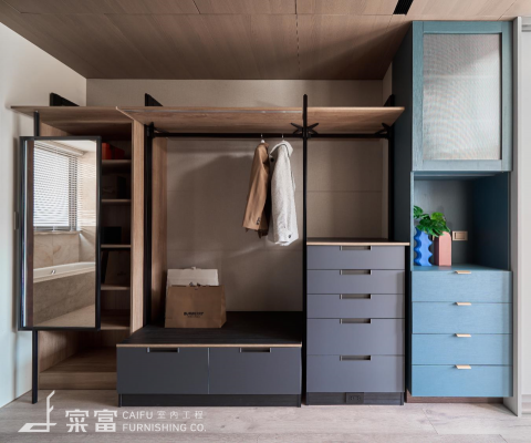 寀富室內裝修工程股份有限公司 - 美式工業風、鋁件衣櫃設計（含鏡面設計）