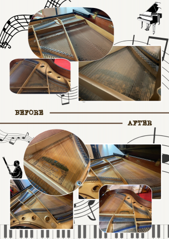 陳安祈 - 教會教堂平台琴內部深度清潔及保養工程