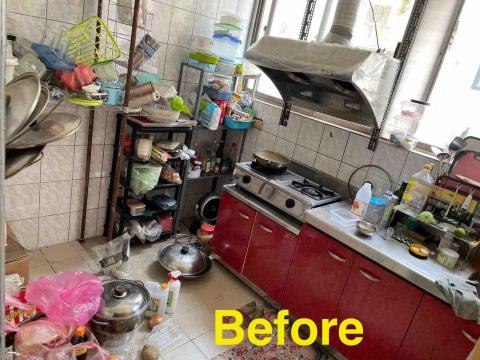 想想居家收納 - 廚房整理前
