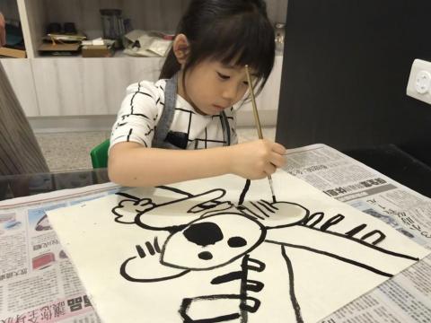 俞儀雯 - 幼兒水墨課作品