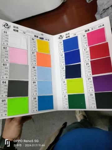 帝靚工程 - 吸濕鳥眼排汗色卡