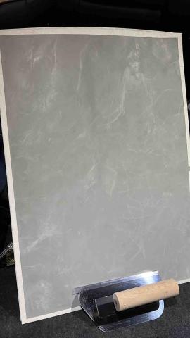 特塗藝術油漆工程 - 藝術礦物塗料-灰泥冰河打板