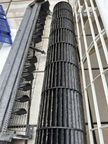 魔淨清潔坊 - 貫流風扇清洗前