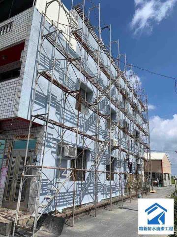 精新防水油漆 -  外牆施作防水漆-施作後