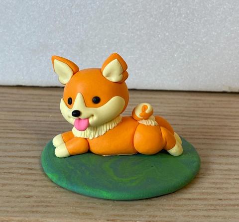 陳蕙姬 - 揑麵人作品─柴犬