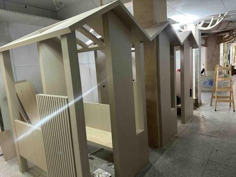 兆鈞室內裝修 - 大學裡面的造型木屋 兆鈞室內裝修 - 大學裡面的造型木屋